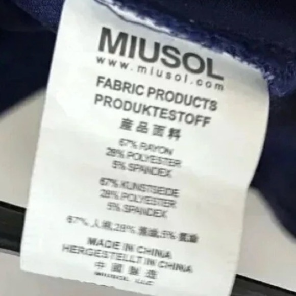 MIUSOL Size Medium Blue Dress Business Work Office Party Wedding - Picture 6 of 7